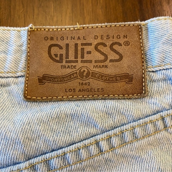 Vintage Guess Lightwash High Rise 80s 90s - Picture 4 of 9